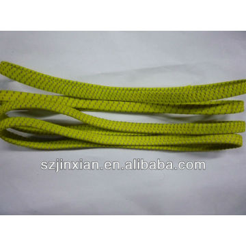 popular flat elastic drawstring cord with metal barb end